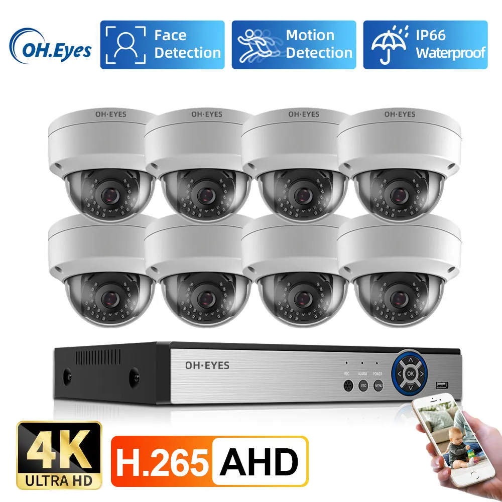 Home Security Video - Home Security 8MP H.265+ 4CH 4K