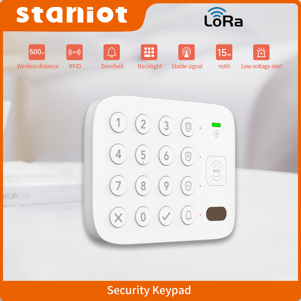 Keypad Alarm Panel - Staniot LoRa Version Wireless Touch Keypad