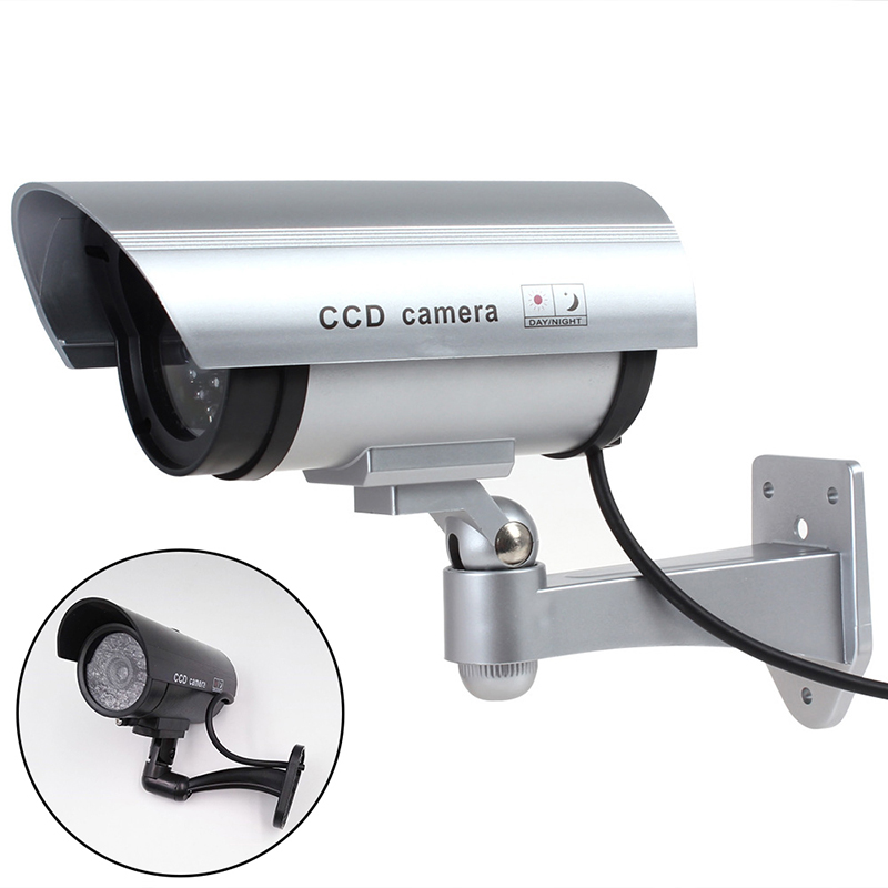Fake Camera Dummy - Bullet Shaped Waterproof Security CCTV Surveillance