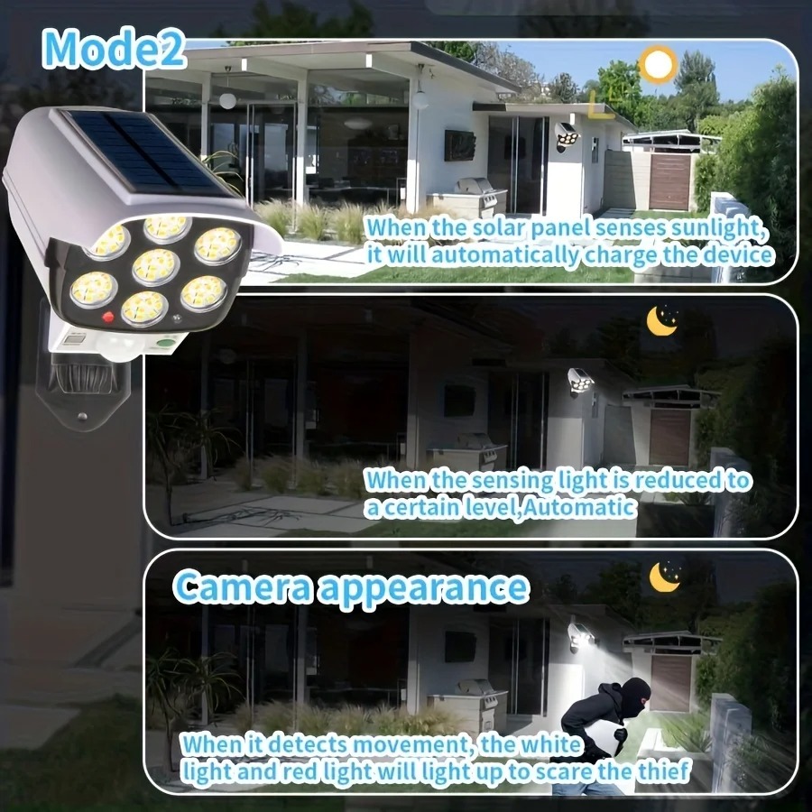 Solar Lights Outdoor With Moti – обзор и цена Fake Camera Dummy