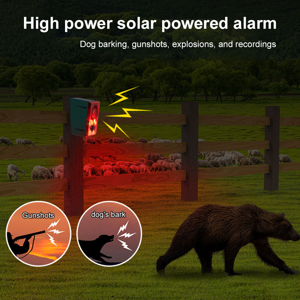 Solar Outdoor Motion Sensor Al – обзор и цена Barking Dog Alarm