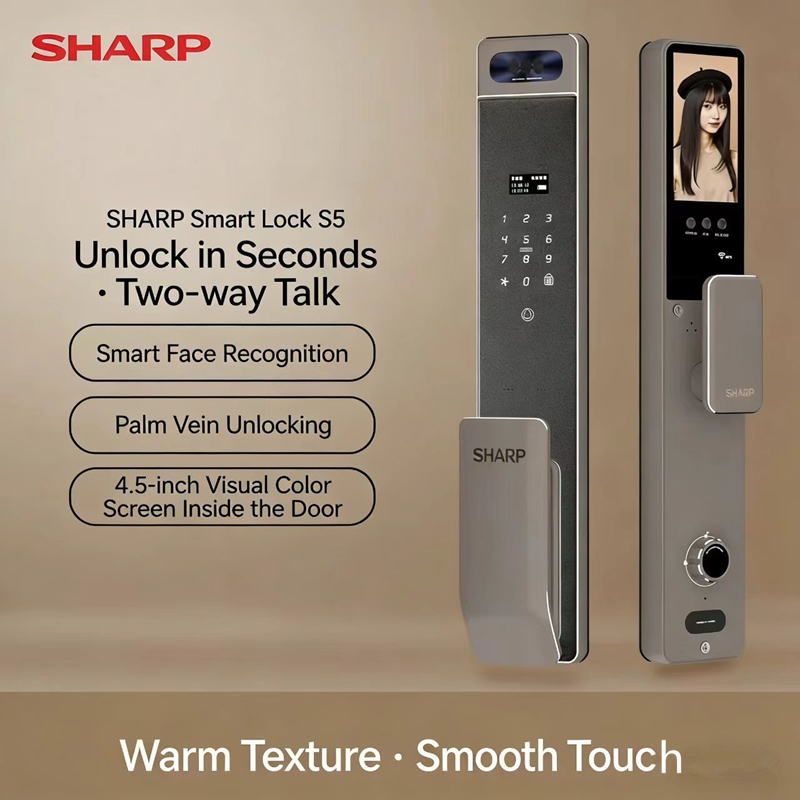 Sharp S5-FV Fully Automatic Sm – обзор и цена Door Lock Smart Keypad
