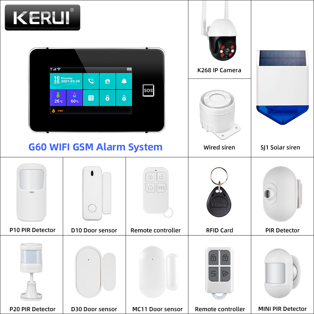 KERUI Tuya Alarm Panel DIY You – обзор и цена Keypad Alarm Panel
