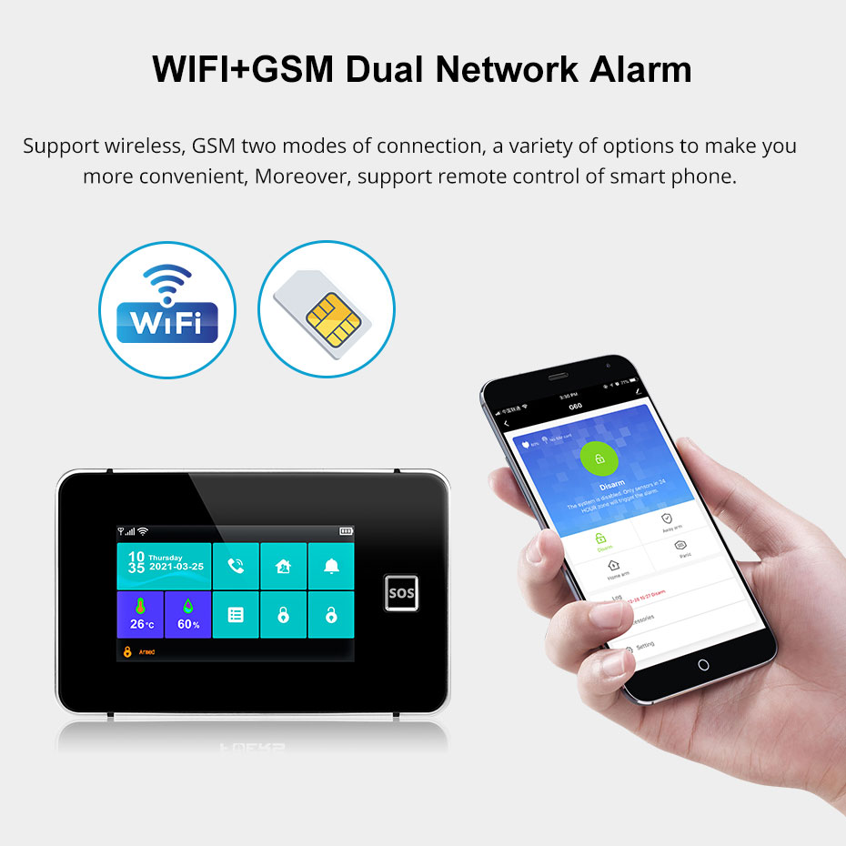KERUI Tuya Alarm Panel DIY You – обзор и цена Keypad Alarm Panel