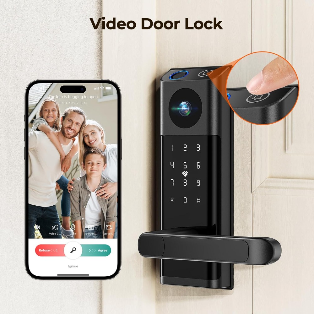 Video Smart Lock with Camera & – обзор и цена Door Lock Smart Keypad
