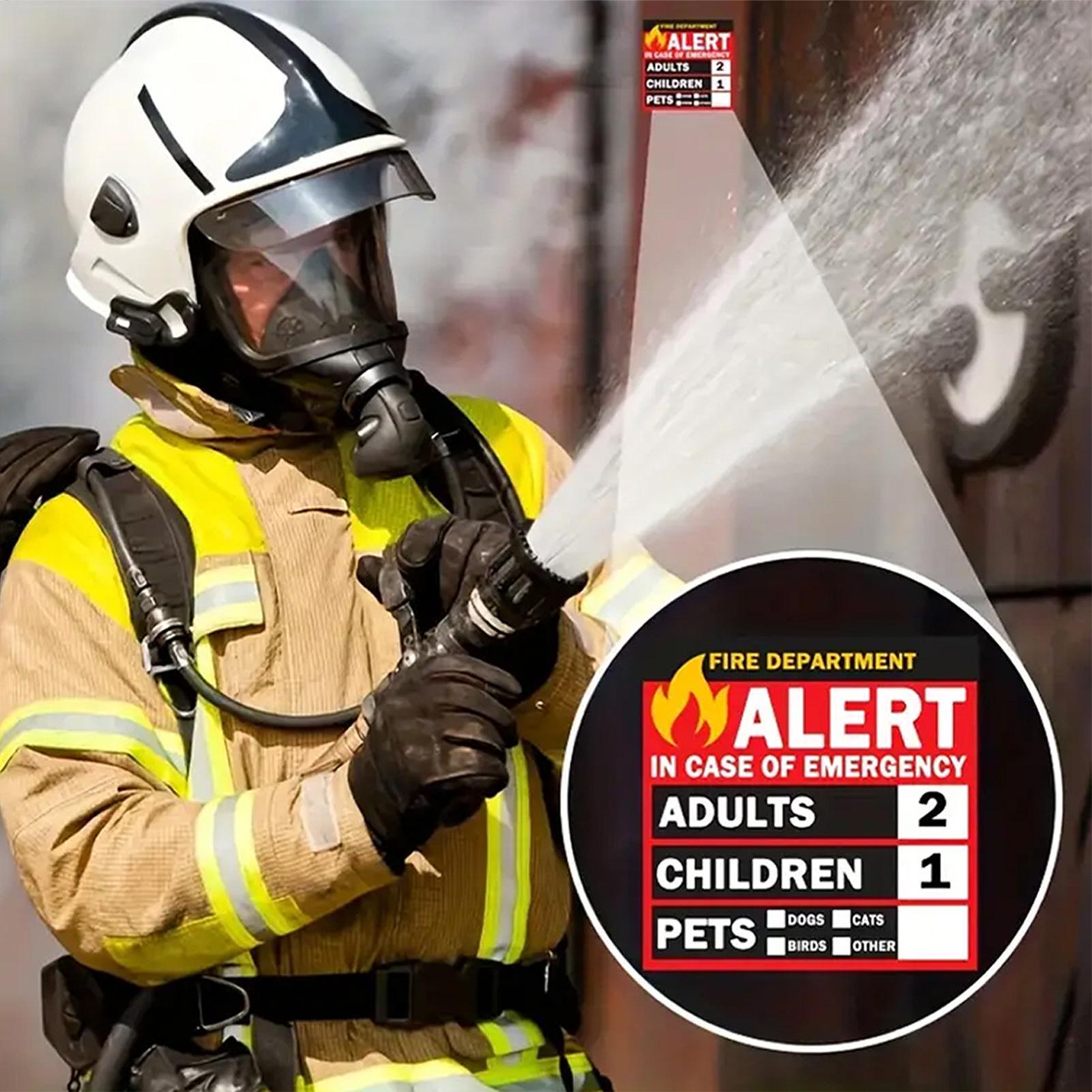 Fire Pet Alert Sticker Rain-Pr – обзор и цена Home Security Department Us