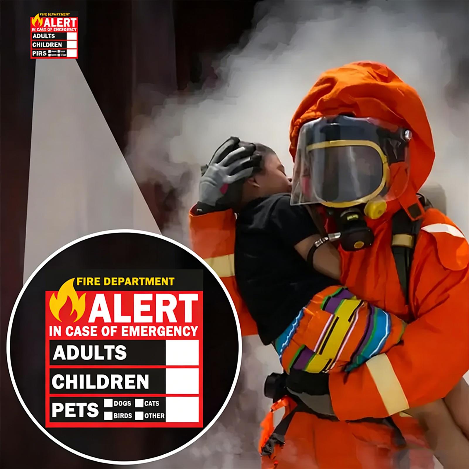 Fire Pet Alert Sticker Rain-Pr – обзор и цена Home Security Department Us
