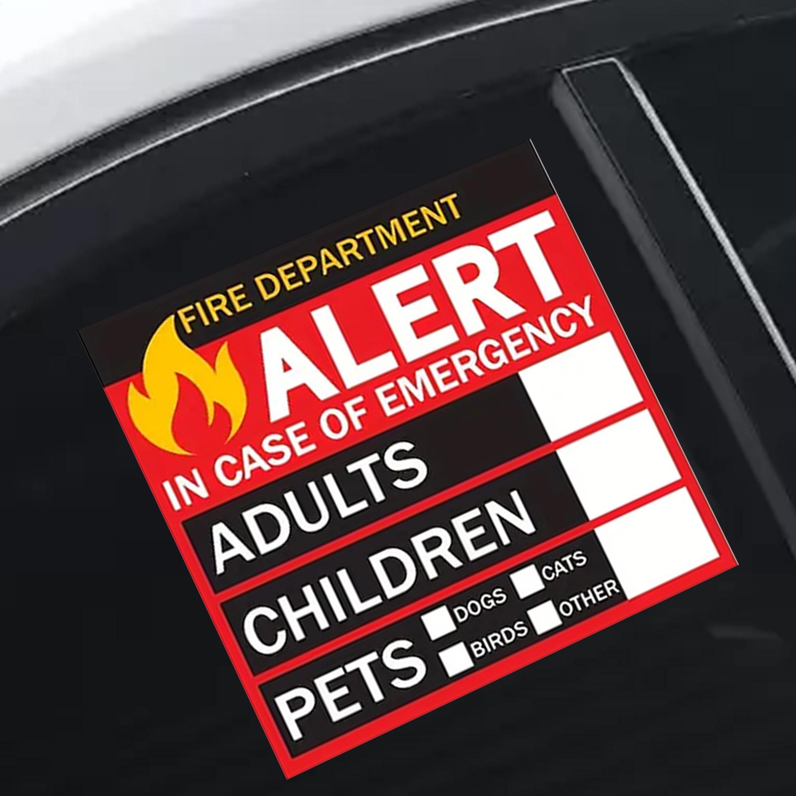 Fire Pet Alert Sticker Rain-Pr – обзор и цена Home Security Department Us