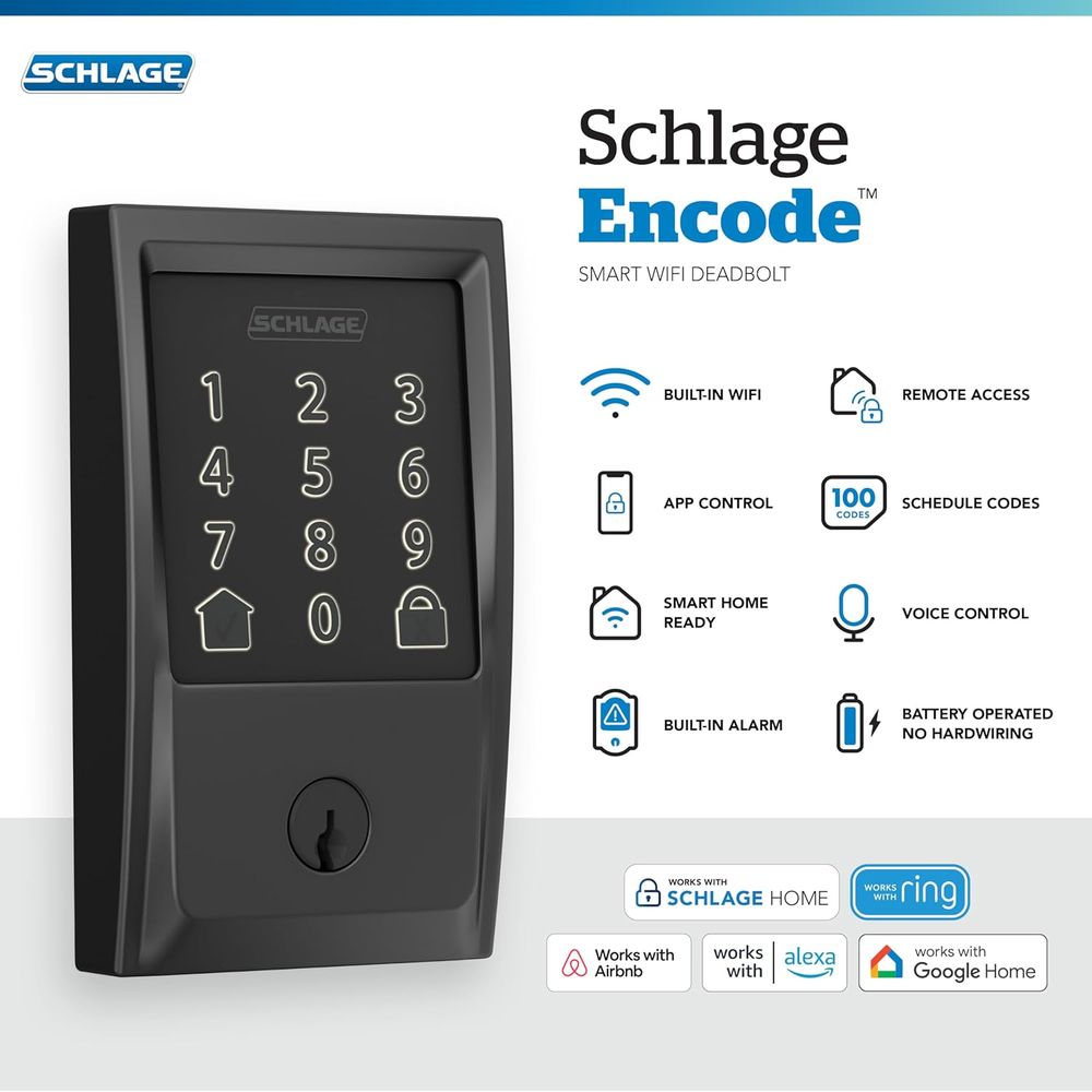 Encode Smart Wi-i Deadbolt Loc – обзор и цена Door Lock Smart Keypad