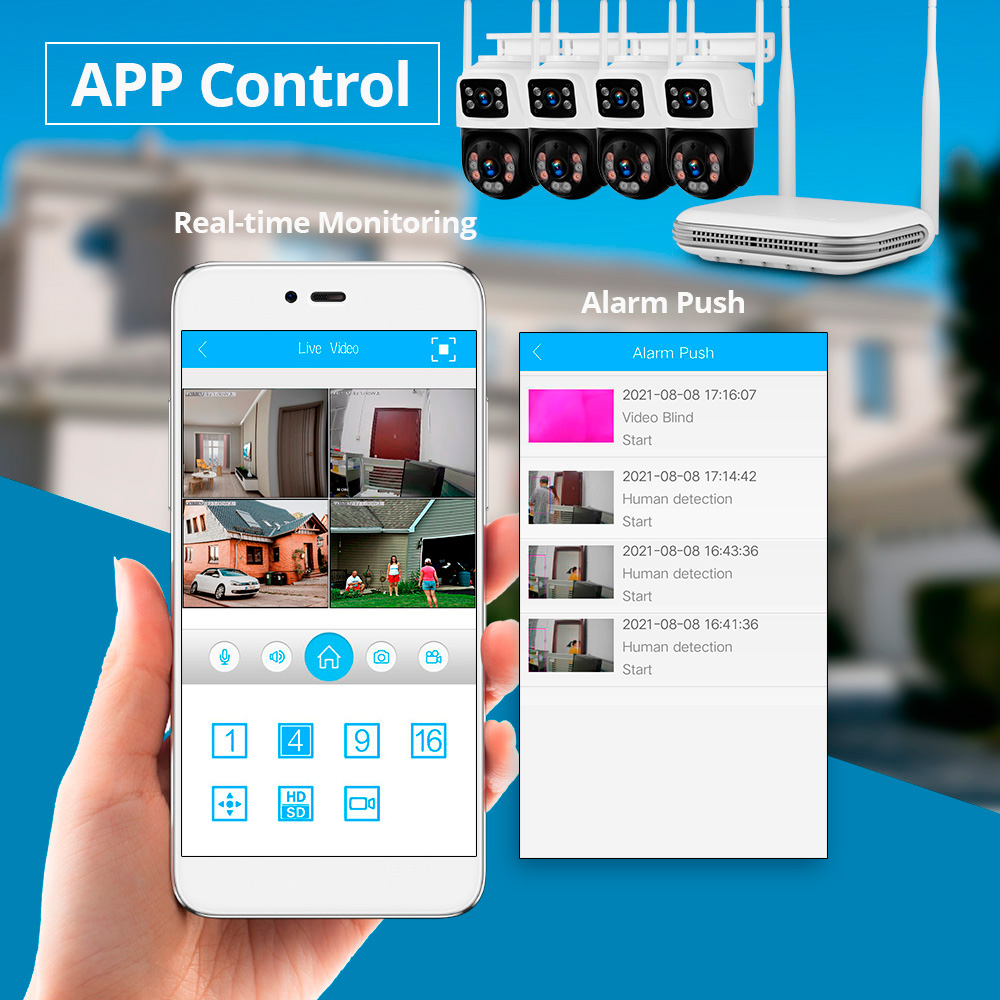 KERUI Waterproof 6MP HD Wirele – обзор и цена Home Security Video