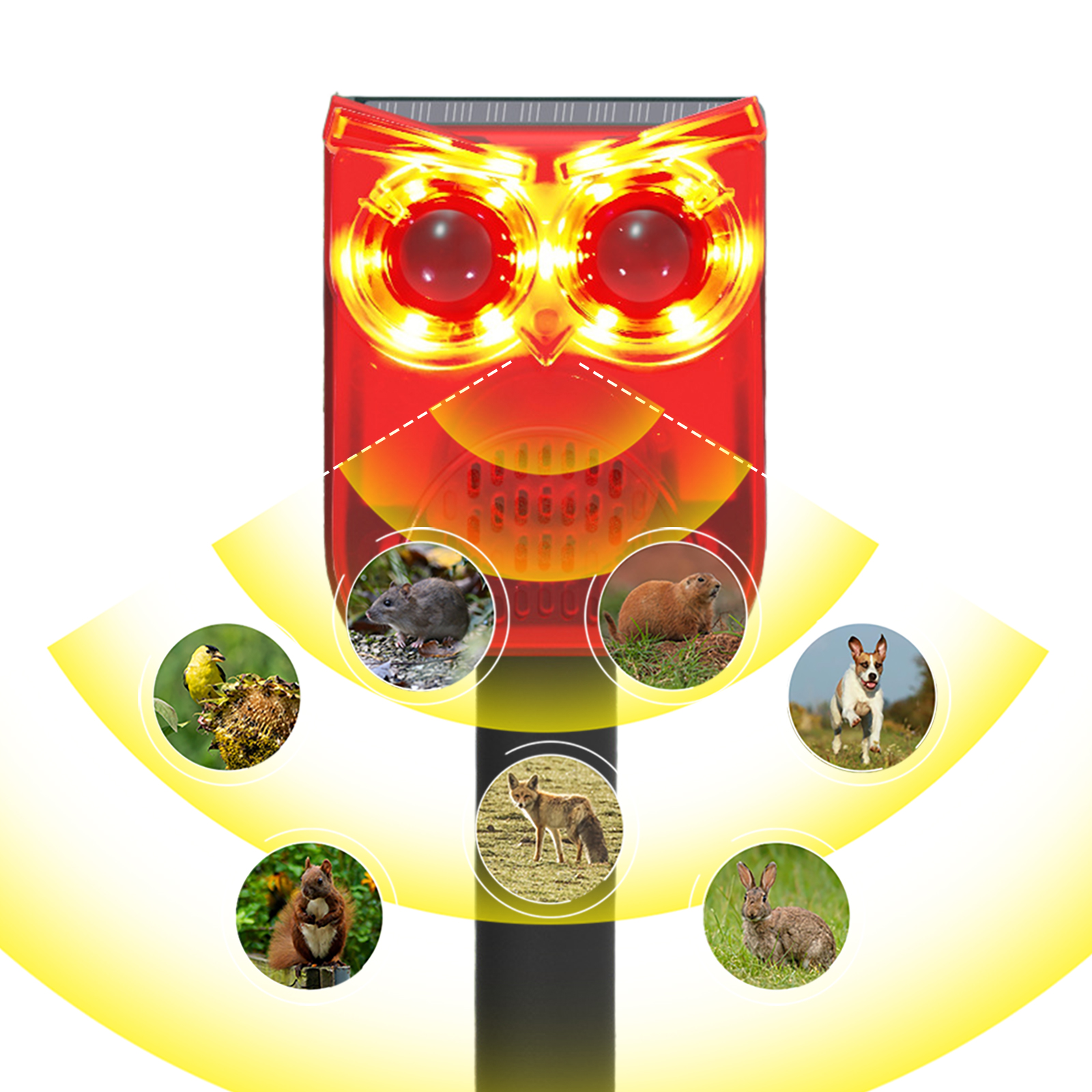 Solar Outdoor Motion Sensor Al – обзор и цена Barking Dog Alarm