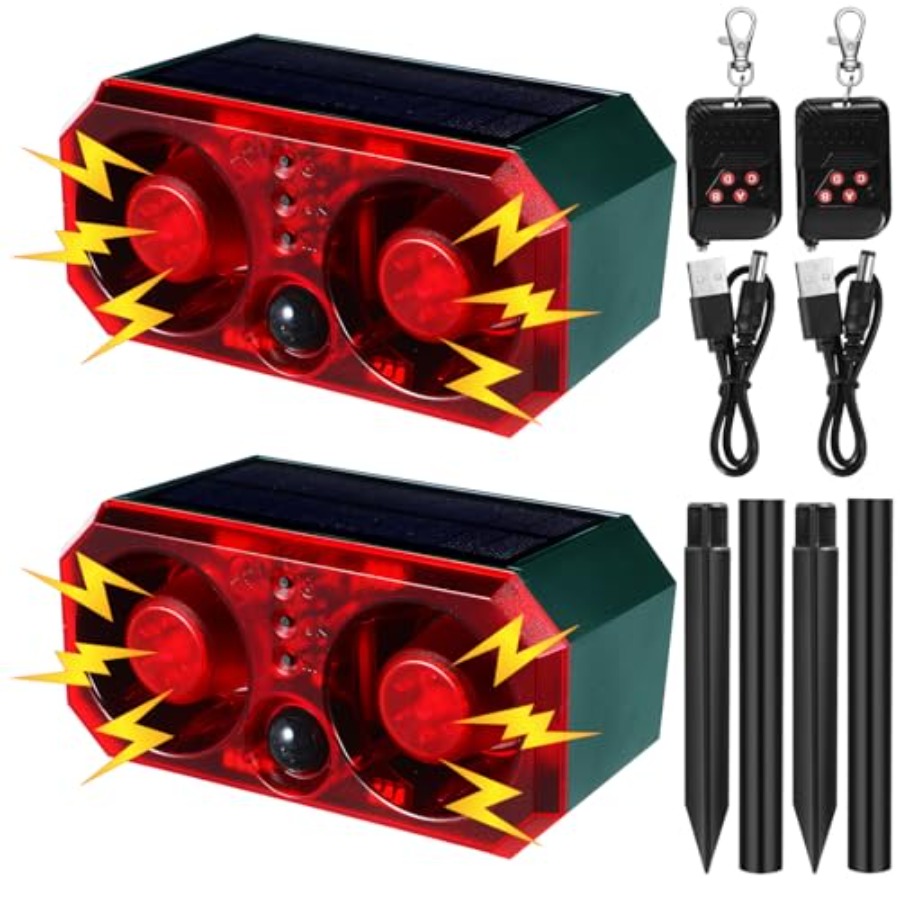 Pcs Solar Outdoor Motion Senso – обзор и цена Barking Dog Alarm