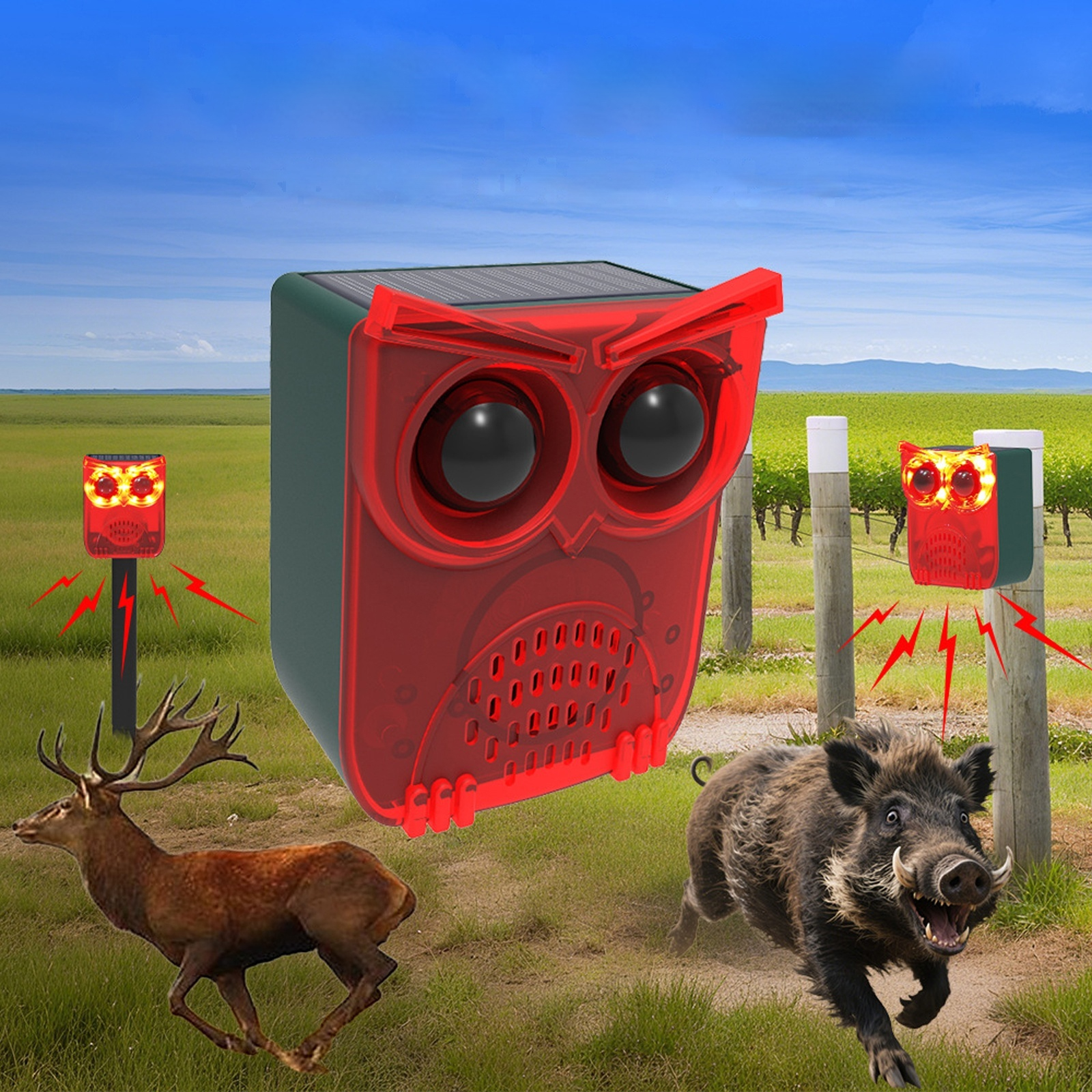 Solar Outdoor Motion Sensor Al – обзор и цена Barking Dog Alarm