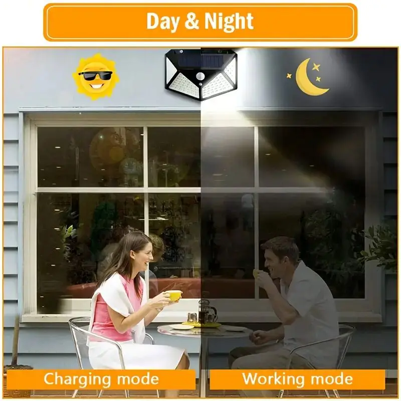 100LED Outdoor Solar Garden Li – обзор и цена Solar Security Light