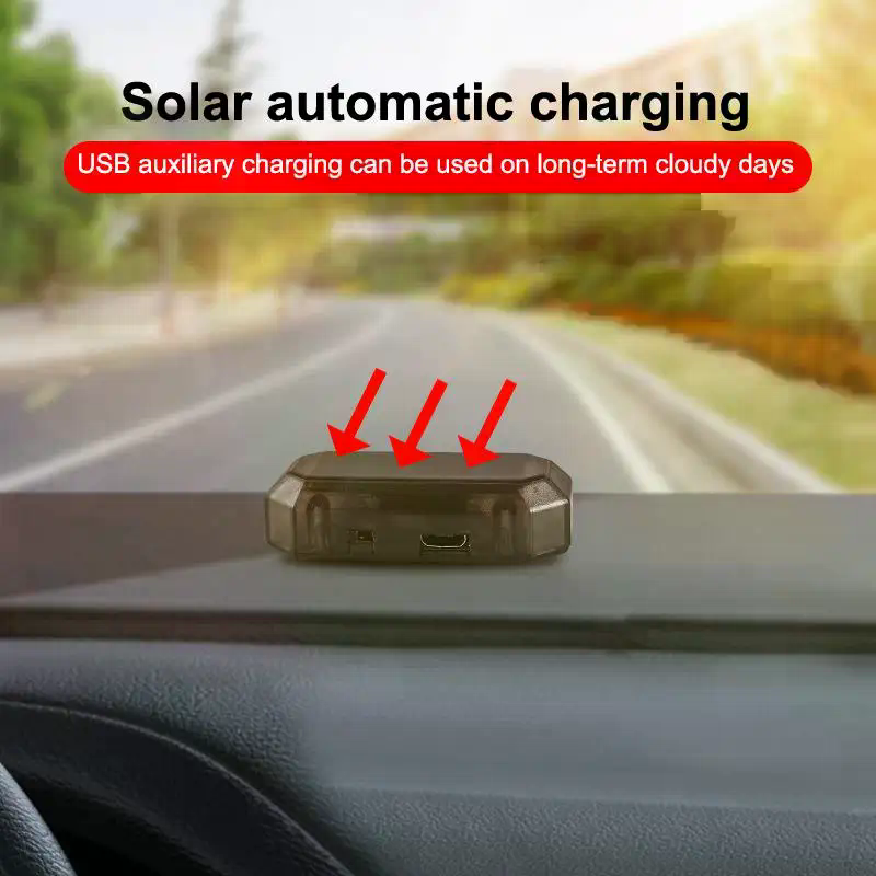Car Mini LED Solar Power Warni – обзор и цена Solar Security Light