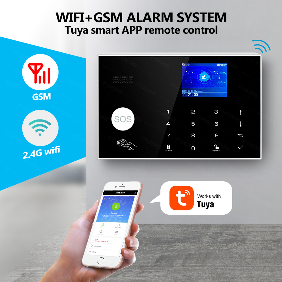 KERUI G30 Alarm System for Hom – обзор и цена Keypad Alarm Panel
