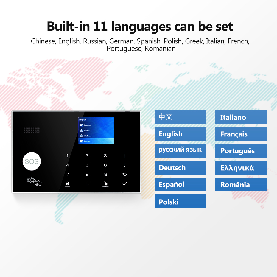 KERUI G30 Alarm System for Hom – обзор и цена Keypad Alarm Panel