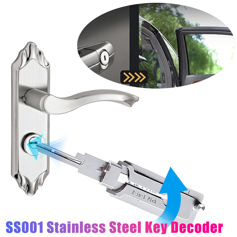 SS001 Key Decoder Stainless St – обзор и цена Lock Picking Set