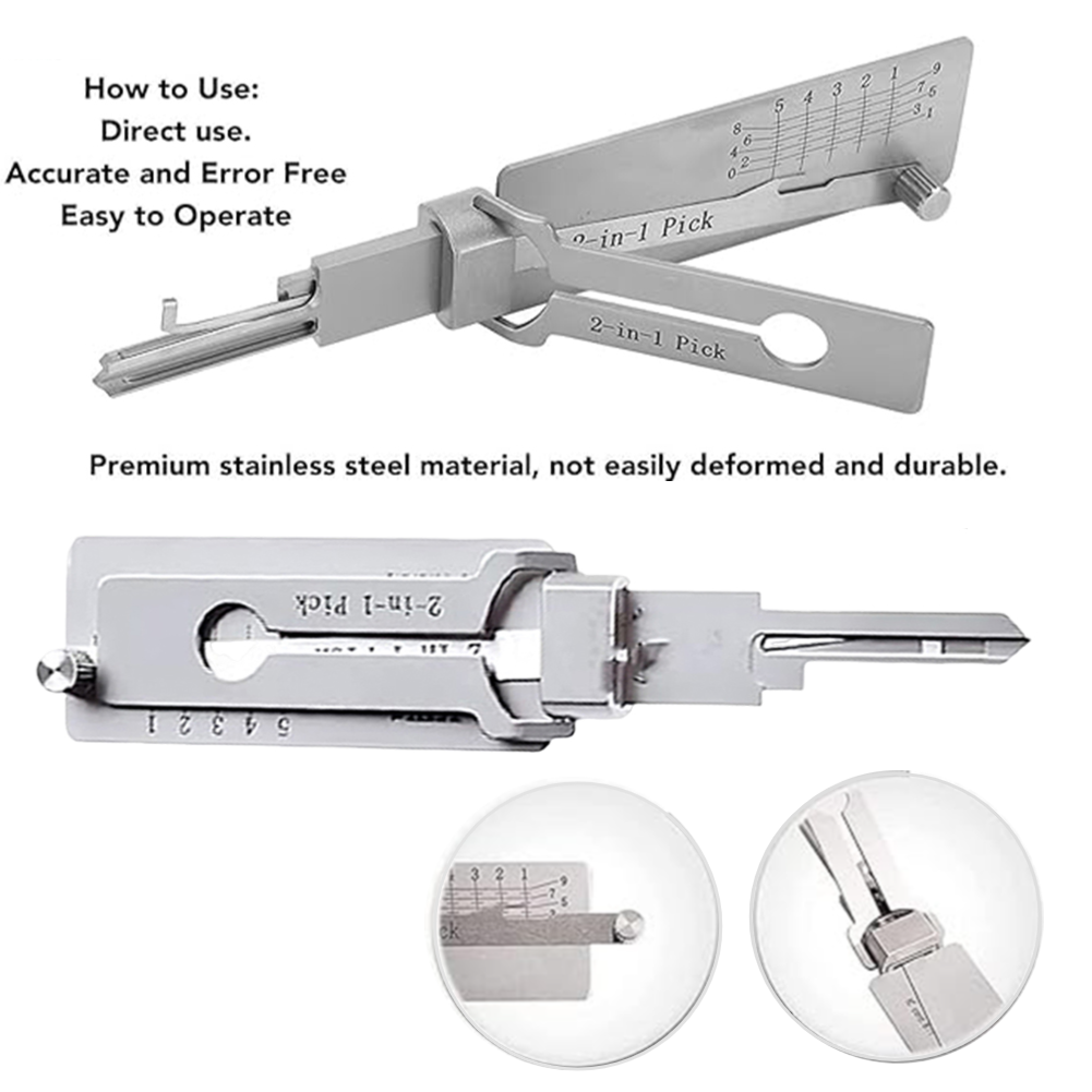 SS001 Key Decoder Stainless St – обзор и цена Lock Picking Set