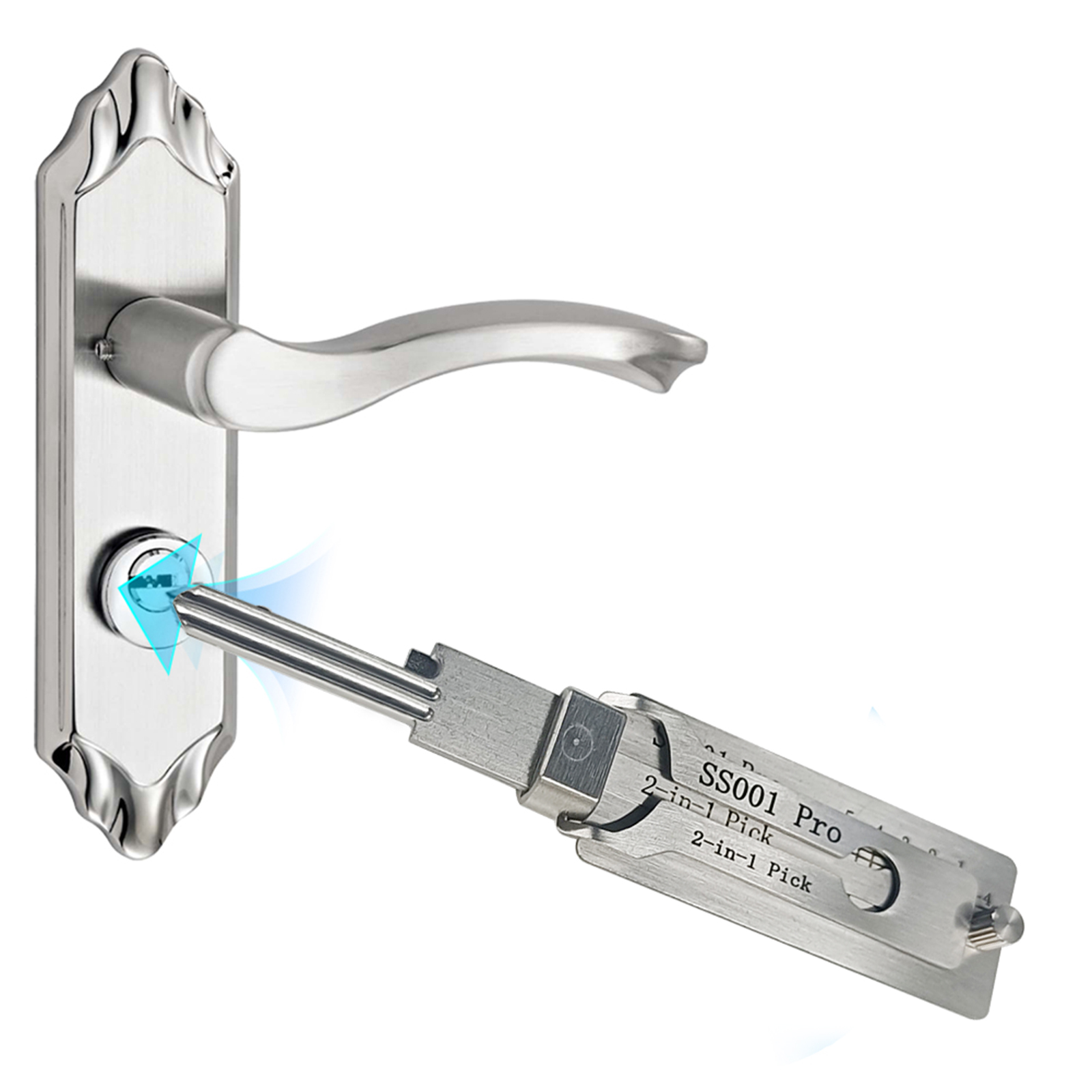 SS001 pro Stainless Steel Key  – обзор и цена Lock Picking Set
