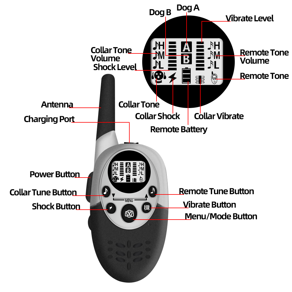 1000M Remote Control Dog Train – обзор и цена Barking Dog Alarm