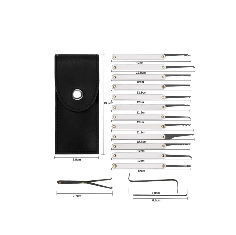 15pcs Kit Multi functional Too – обзор и цена Lock Picking Set