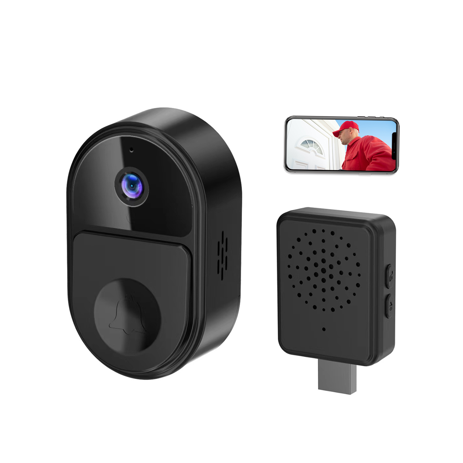 720P Tuya APP WiFi Doorbell Lo – обзор и цена Home Security Video