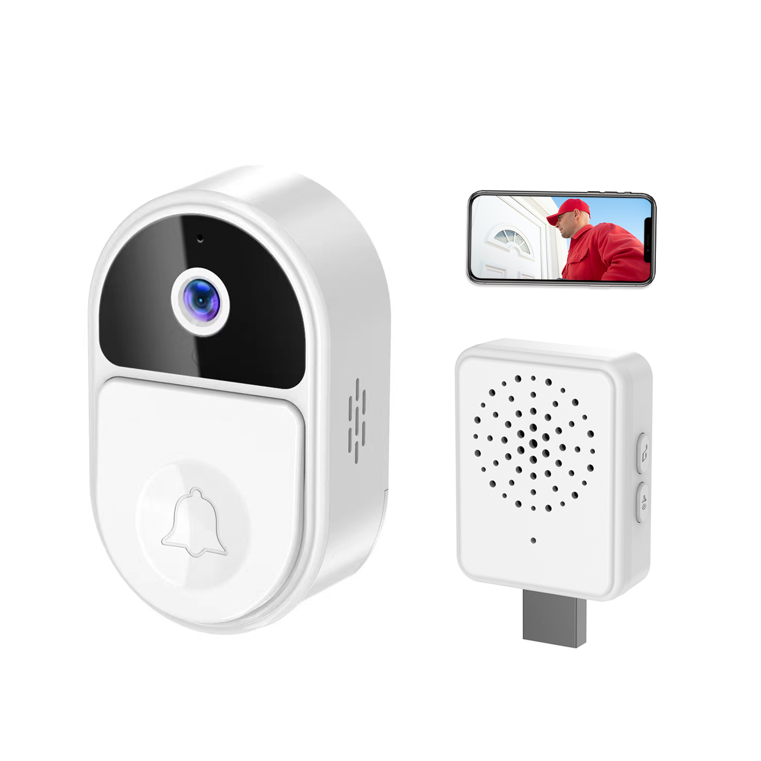720P Tuya APP WiFi Doorbell Lo – обзор и цена Home Security Video
