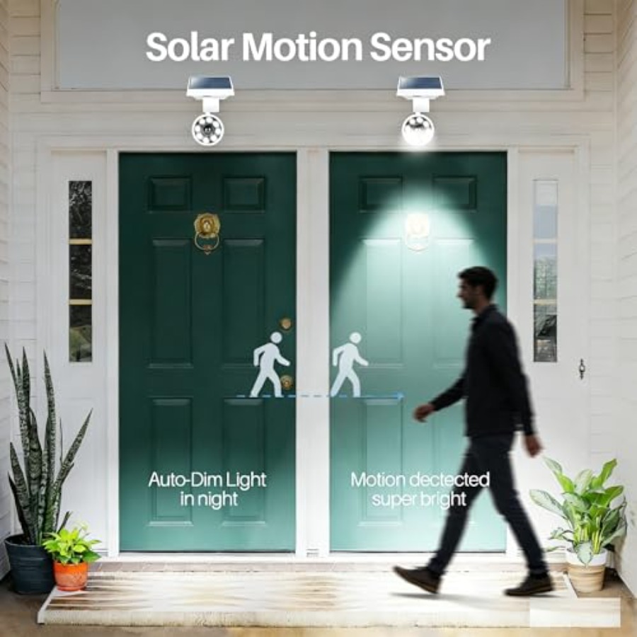 Aluminum Solar Motion Sensor L – обзор и цена Solar Security Light