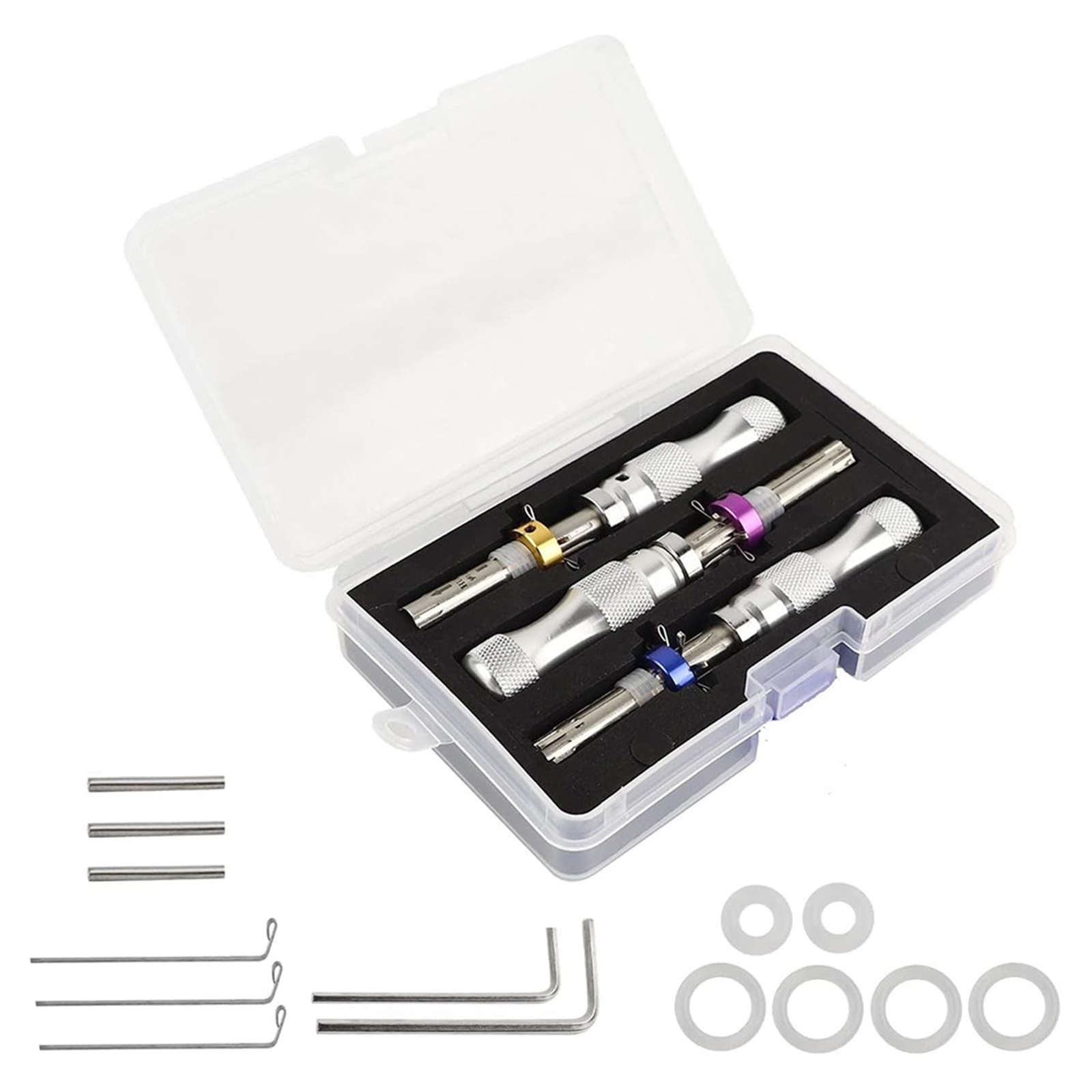 7 Pins Tubular Lock Pick Tool  – обзор и цена Lock Picking Set