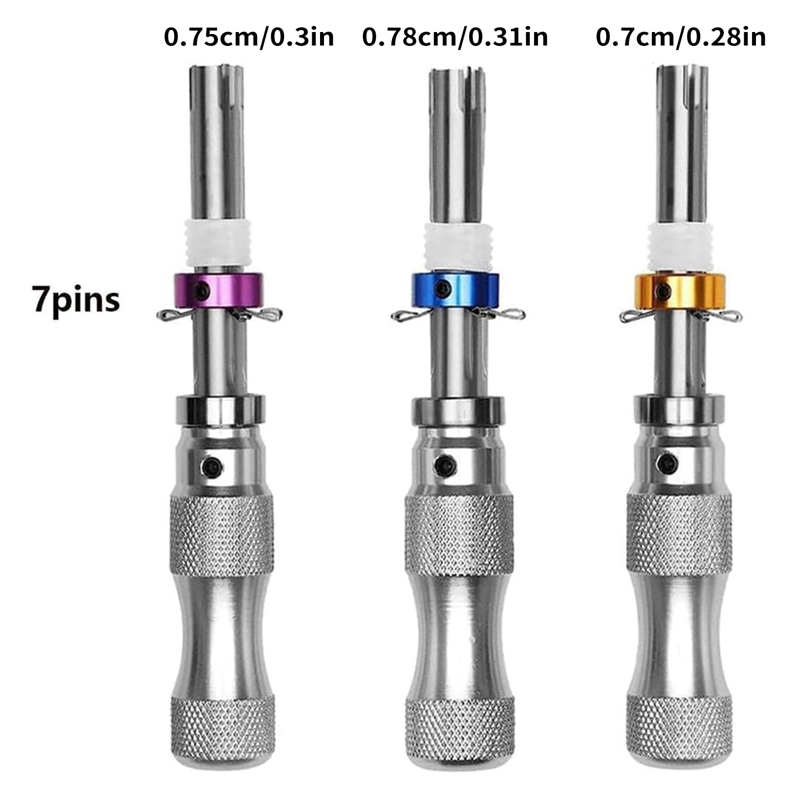 7 Pins Tubular Lock Pick Tool  – обзор и цена Lock Picking Set