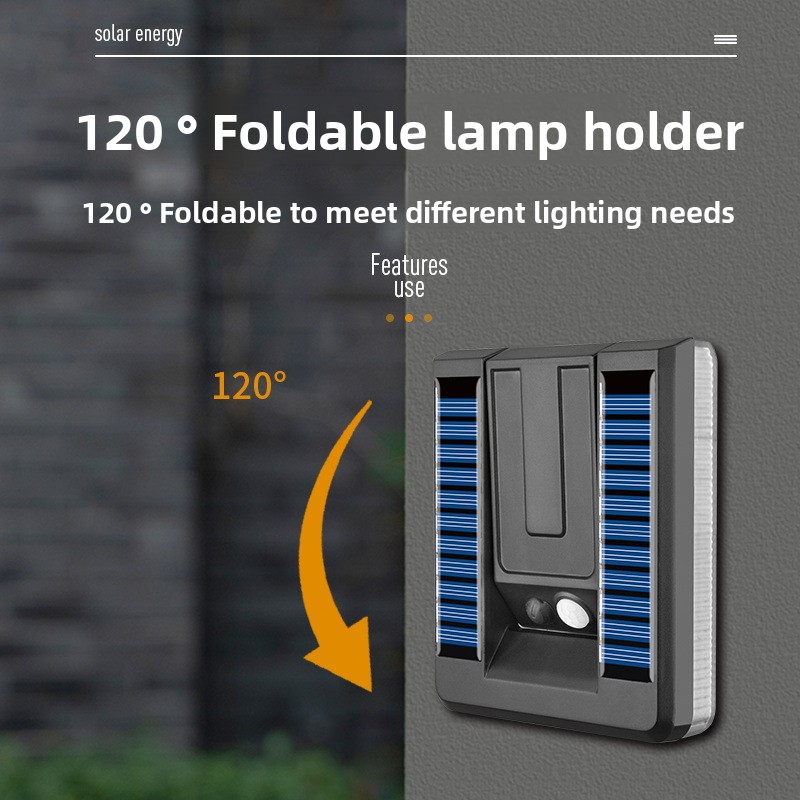 New Smart Outdoor Foldable Sol – обзор и цена Solar Security Light