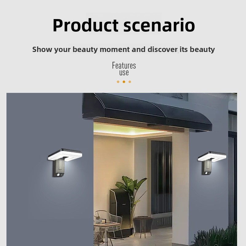 New Smart Outdoor Foldable Sol – обзор и цена Solar Security Light